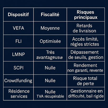 Tableau dispositif discalité risques