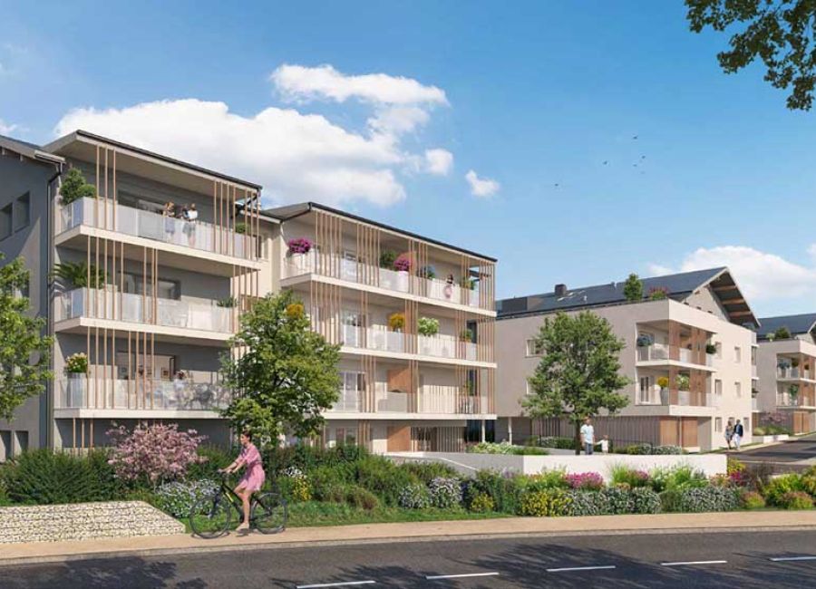 Projet immobilier neuf à Bons-en-Chablais proximité immédiate du Léman