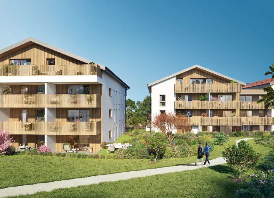 Projet immobilier neuf Archamps village calme proche Suisse
