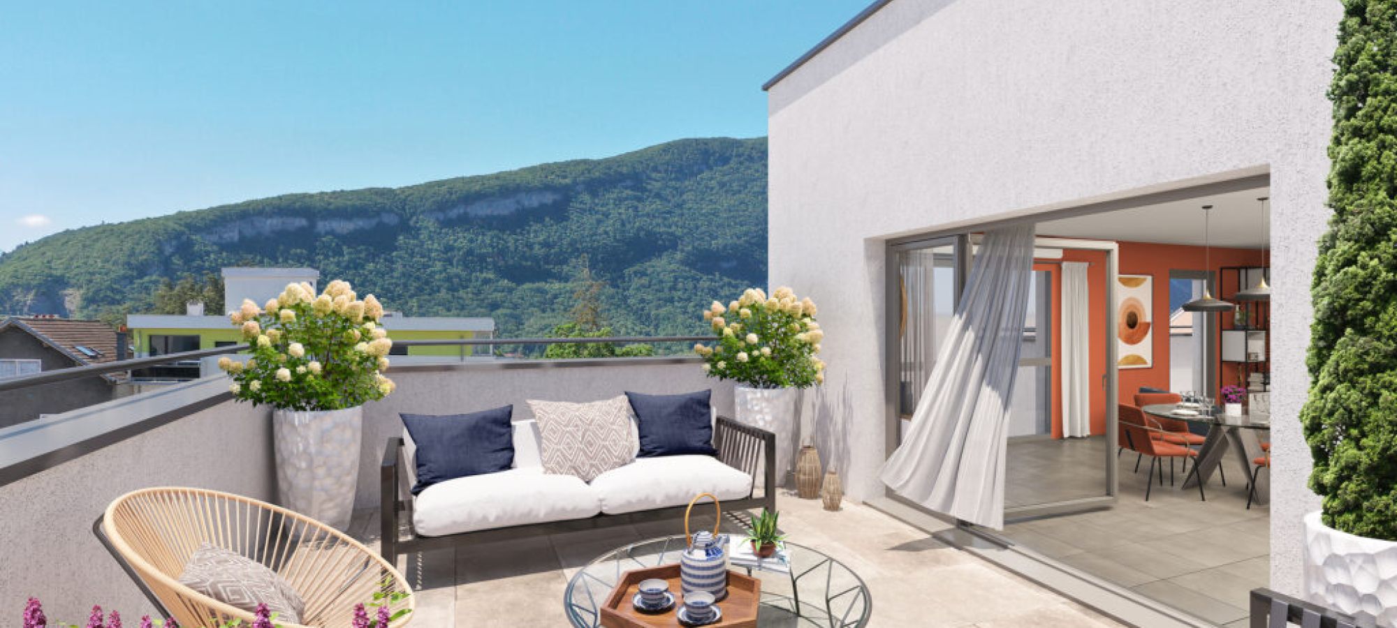Ambilly rue de la zone proche tram et geneve