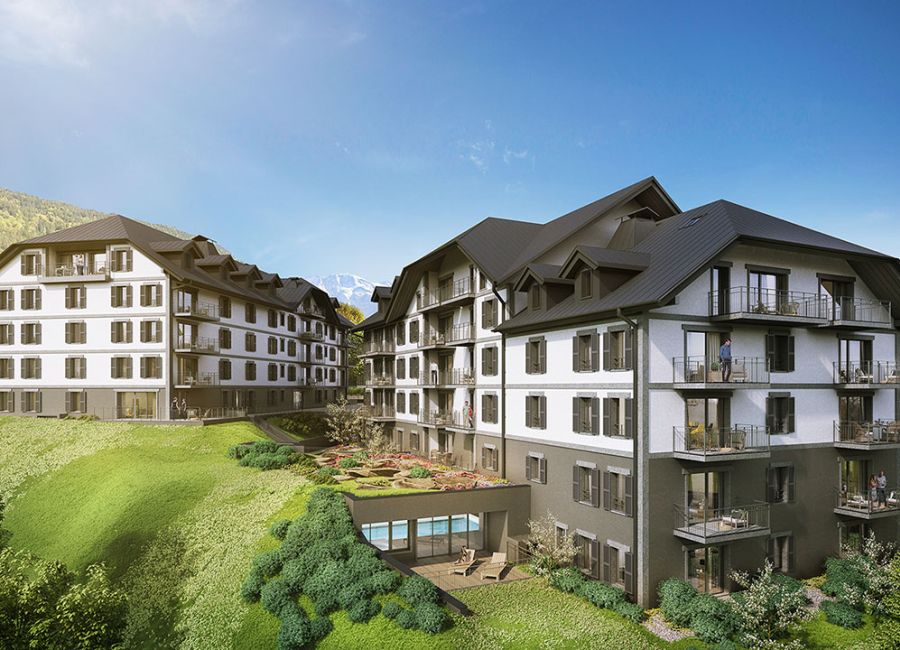 Projet immobilier neuf Saint Gervais les Bains les Sources de Canopée