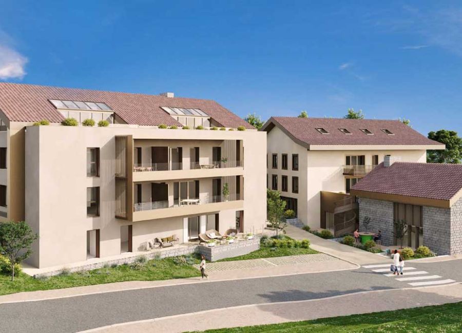 Projet immobilier neuf sur Copponex coeur de ville